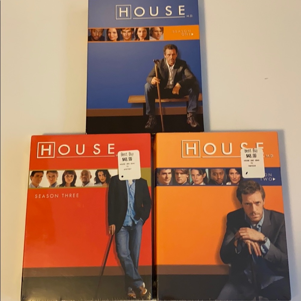 DVD Set Season 1,2,3 House M.D.